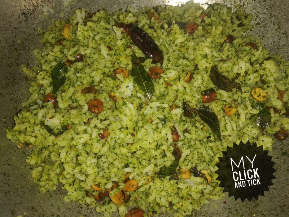 DRUMSTICK LEAVES RICE – 100% HEALTHY RECIPE