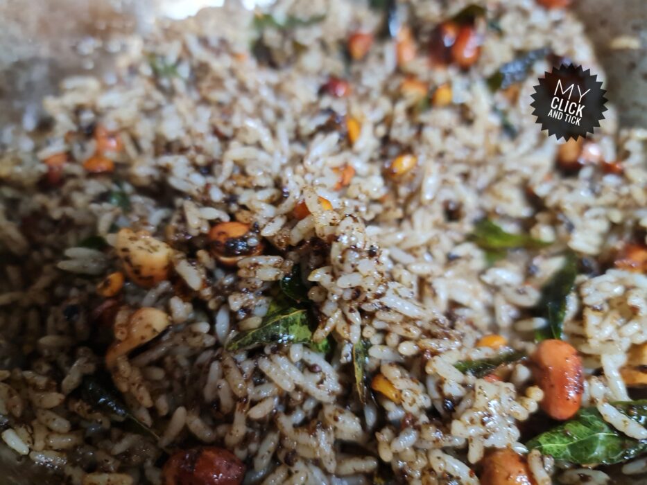 Mint Puliyodharai Rice Recipe